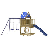 Set da Gioco da Esterno in Legno di Pino Impregnato