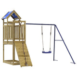 Set da Gioco da Esterno in Legno di Pino Impregnato