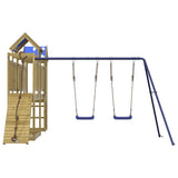 Set da Gioco da Esterno in Legno di Pino Impregnato