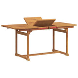 Set Pranzo da Giardino 7pz Legno Massello di Acacia e Textilene