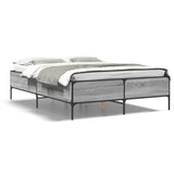 Giroletto Grigio Sonoma 135x190 cm in Legno truciolato Metallo