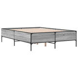 Giroletto Grigio Sonoma 135x190 cm in Legno truciolato Metallo