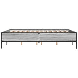 Giroletto Grigio Sonoma 135x190 cm in Legno truciolato Metallo