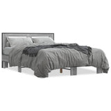 Giroletto Grigio Sonoma 135x190 cm in Legno truciolato Metallo