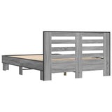 Giroletto Grigio Sonoma 135x190 cm in Legno truciolato Metallo