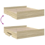 Giroletto Cassetti Rovere Sonoma 180x200 cm Legno truciolato