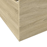 Giroletto Cassetti Rovere Sonoma 160x200 cm Legno truciolato