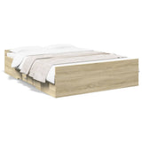 Giroletto Cassetti Rovere Sonoma 120x190 cm Legno truciolato