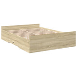 Giroletto Cassetti Rovere Sonoma 120x190 cm Legno truciolato