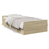 Giroletto Cassetti Rovere Sonoma 90x200 cm Legno truciolato