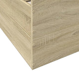 Giroletto Cassetti Rovere Sonoma 90x200 cm Legno truciolato