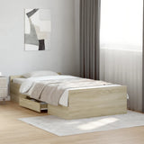 Giroletto Cassetti Rovere Sonoma 90x200 cm Legno truciolato