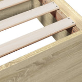 Giroletto Cassetti Rovere Sonoma 90x190 cm Legno truciolato