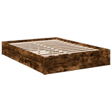 Giroletto con Cassetti Rovere Fumo 120x200 cm Legno truciolato