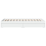 Giroletto con Cassetti Bianco 90x190 cm in Legno truciolato