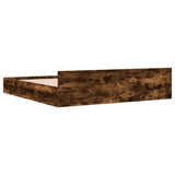 Giroletto con Cassetti Rovere Fumo 180x200 cm Legno truciolato