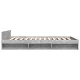Giroletto Cassetti Grigio Cemento 120x200 cm Legno truciolato