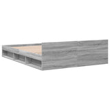 Giroletto Cassetti Grigio Sonoma 140x190 cm Legno truciolato