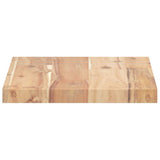 Mensole da Parete 3 pz 40x20x2 cm Legno Acacia Non Trattato