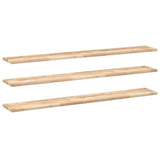 Mensole da Parete 3 pz 140x20x2 cm Legno Acacia Non Trattato
