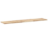 Mensole da Parete 2 pz 140x30x2 cm Legno Acacia Non Trattato