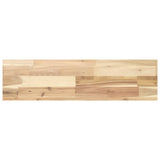 Mensole da Parete 4 pz 80x20x4 cm Legno Acacia Non Trattato