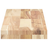 Mensole da Parete 2 pz 100x20x4 cm Legno Acacia Non Trattato