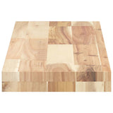 Mensole da Parete 4 pz 100x20x4 cm Legno Acacia Non Trattato