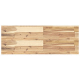 Ripiano a Parete 80x30x4 cm Legno Massello Acacia Non Trattato