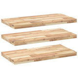 Mensole da Parete 3 pz 100x40x4 cm Legno Acacia Non Trattato