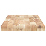 Ripiano a Parete 120x40x4 cm Legno Massello Acacia Non Trattato