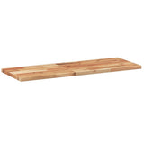 Mensole da Parete 2 pz 80x30x2 cm Legno Acacia Rifinito a Olio