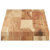 Mensole da Parete 2 pz 100x20x4 cm Legno Acacia Rifinito a Olio