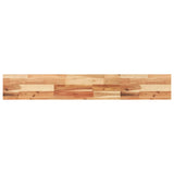 Ripiano a Parete 160x20x4cm Legno Massello Acacia Rifinito Olio