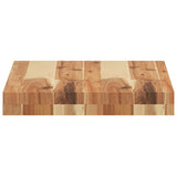Mensole da Parete 2 pz 60x30x4 cm Legno Acacia Rifinito a Olio