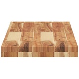 Mensole da Parete 2 pz 80x30x4 cm Legno Acacia Rifinito a Olio