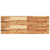 Mensole da Parete 2 pz 80x30x4 cm Legno Acacia Rifinito a Olio