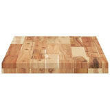 Ripiano a Parete 80x40x4 cm Legno Massello Acacia Rifinito Olio