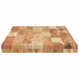 Ripiano a Parete 120x40x4cm Legno Massello Acacia Rifinito Olio