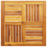 Piano per Tavolo 70x70x2 cm Quadrato Legno Massello di Faggio