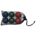 Set Bocce 8 pz con Custodia Trasporto in Legno Massello di Pino