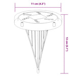 Luci Solari da Terra con Picchetti da Esterno 4pz Bianco Caldo