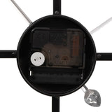 Orologio da Parete Nero 50 cm in Ferro