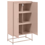 Credenza Rosa 68,5x38,5x123,5 in Acciaio