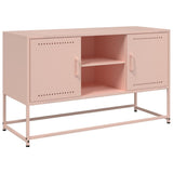Mobile TV Rosa 100,5x39x60,5 cm in Acciaio