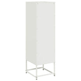 Credenza Bianca 36x39x123 cm in Acciaio