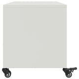 Mobile TV Bianco 68x39x43,5 cm in Acciaio