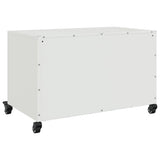 Mobile TV Bianco 68x39x43,5 cm in Acciaio