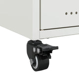 Mobile TV Bianco 68x39x43,5 cm in Acciaio