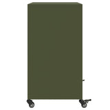 Credenza Verde Oliva 68x39x72 cm in Acciaio